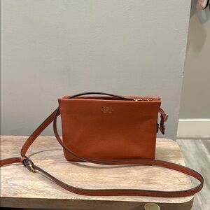 Vince Camuto Orange Crossbody Bag with Adjustable Strap